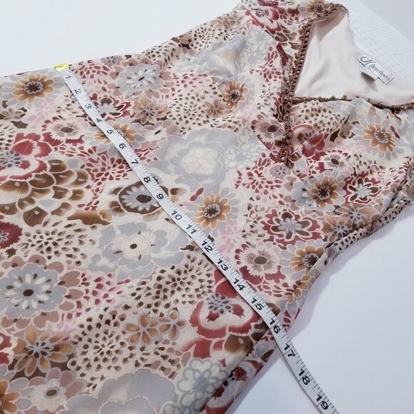 Y2K Metallic Stripes Midi Dress by Dressbarn - Picture 6 of 12